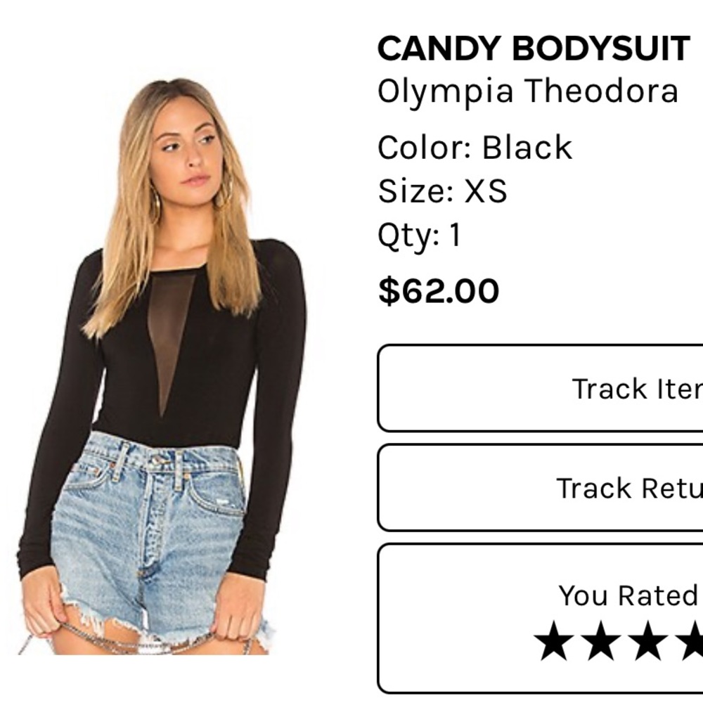 Black mesh panel bodysuit